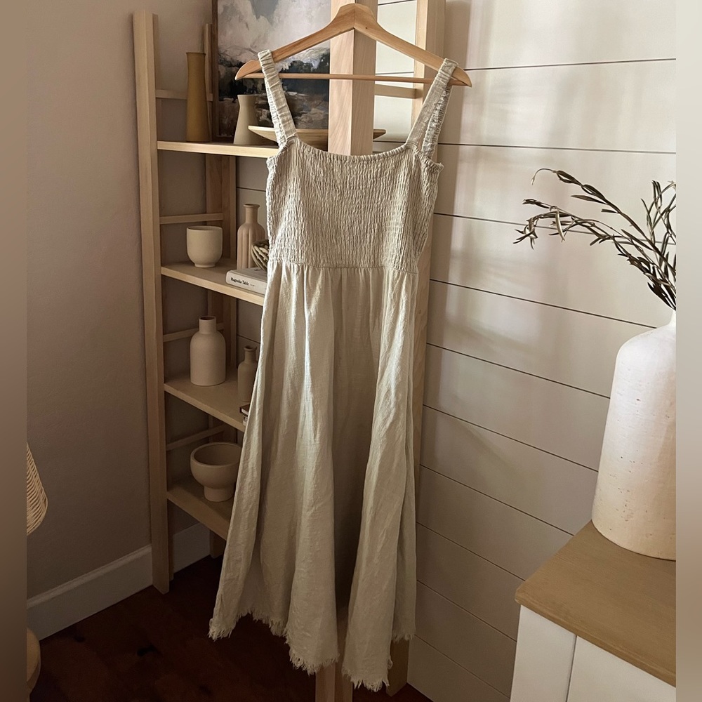 Zara Midi Open Back Dress